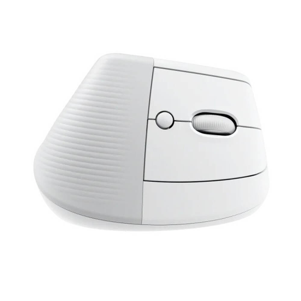 Logitech Lift Vertical Ergonomic Wireless Mouse Pale Grey