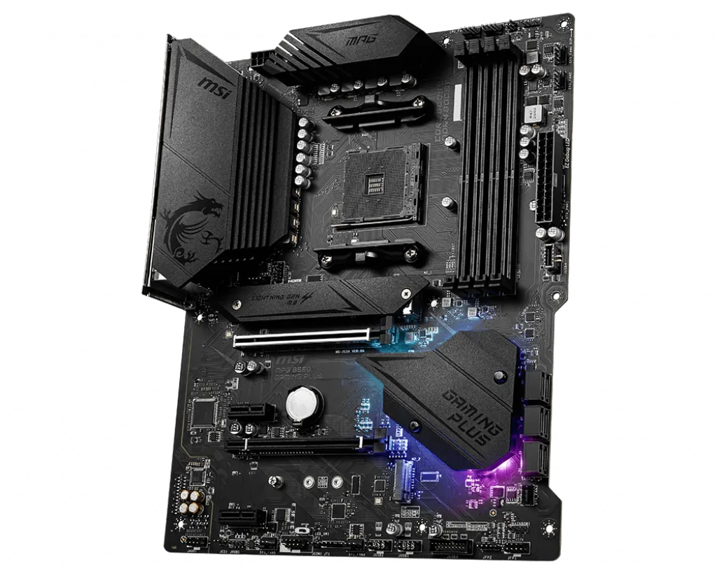 MSI-MPG B550 GAMING PLUS , AMD SOCKET MOTHERBOARD (SUPPORTS 5000&3000 SERIES)