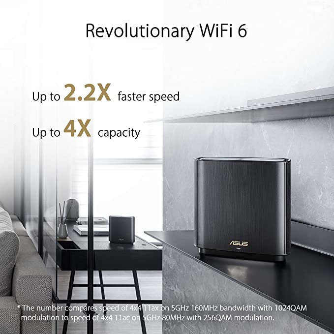 ASUS ZenWiFi AX XT8 BLACK 2 Pack