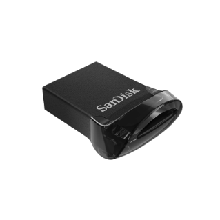SanDisk Ultra Fit USB 3.1 256GB - Small Form Factor Plug & Stay Hi-Speed USB Drive 5 Year Warranty, Black