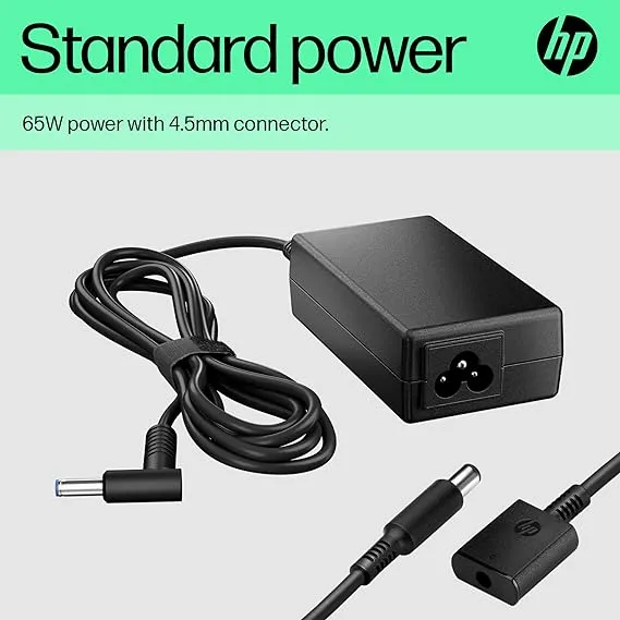 HP 65W 4.5mm Smart Adapter, 65W Power delivery, Type-C USB, AC Adapter