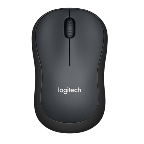 Logitech M221 Charcoal BLACK Wireless Mouse, 910-004882