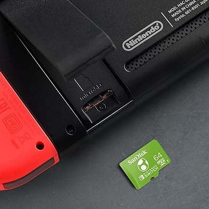 SanDisk 64GB microSDXC-Card Licensed for Nintendo-Switch, Yoshi Edition - SDSQXAO-064G-GN6ZN