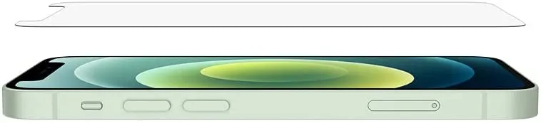 Belkin iPhone 12 Mini Screen Protector UltraGlass Anti-Microbial (Ultimate Protection + Reduces Bacteria on Screen up to 99%)