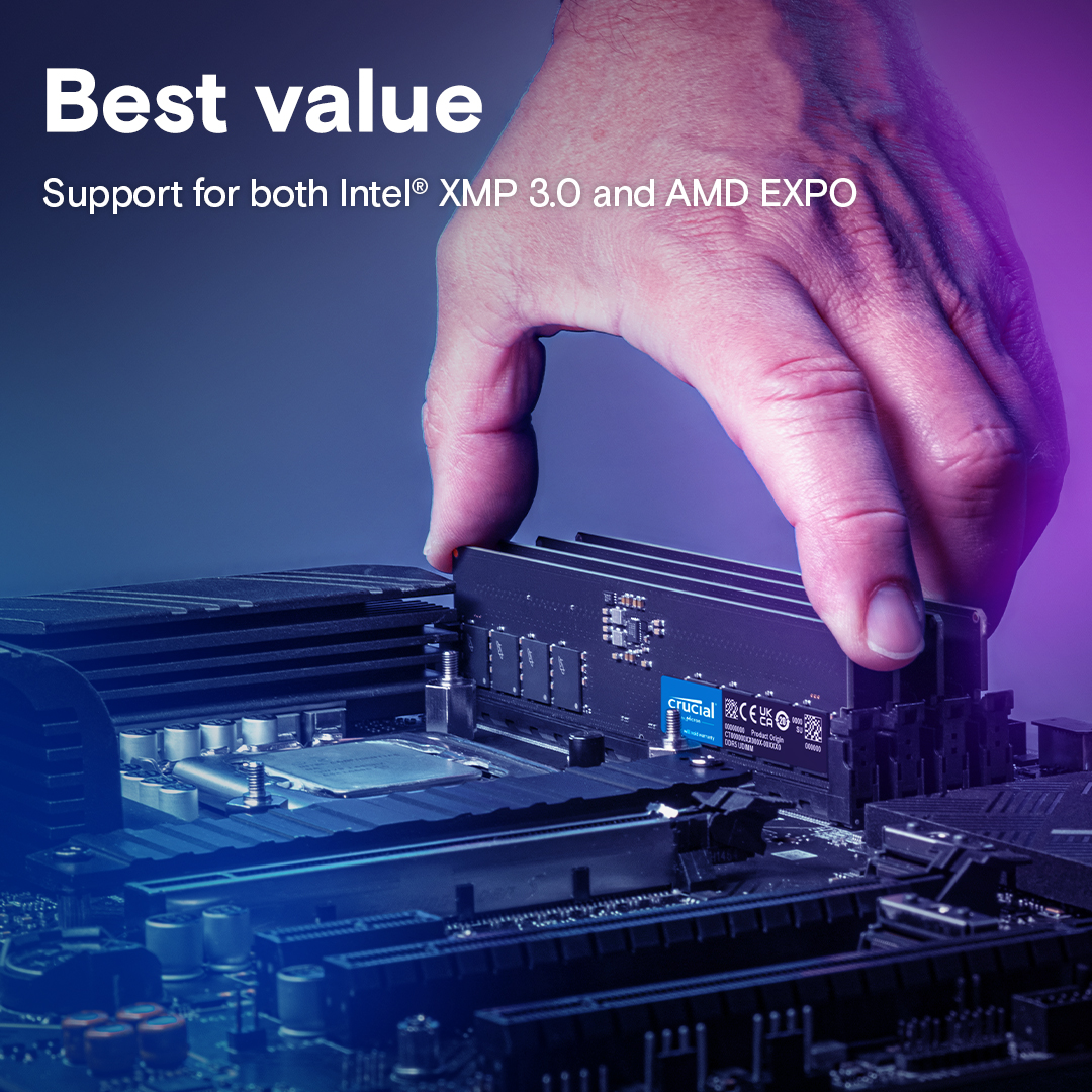 Crucial 8GB DDR5-5600 UDIMM RAM