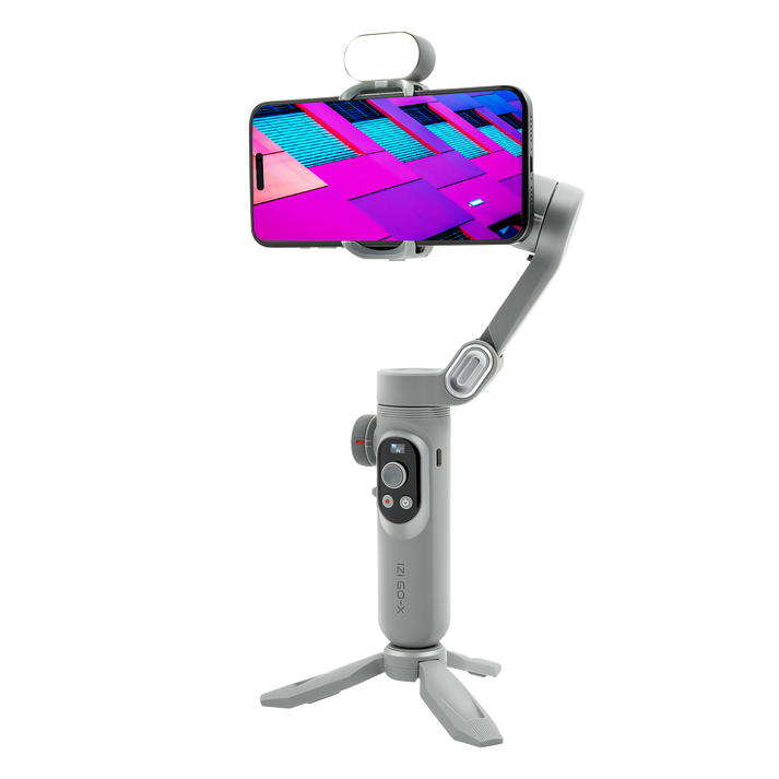 IZI GO-X 3-Axis Gimbal Online: OLED Display, LED Light, AI Tracking