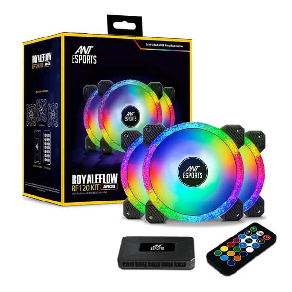 Ant Esports Royaleflow RF120 ARGB Cabinet Fan KIT