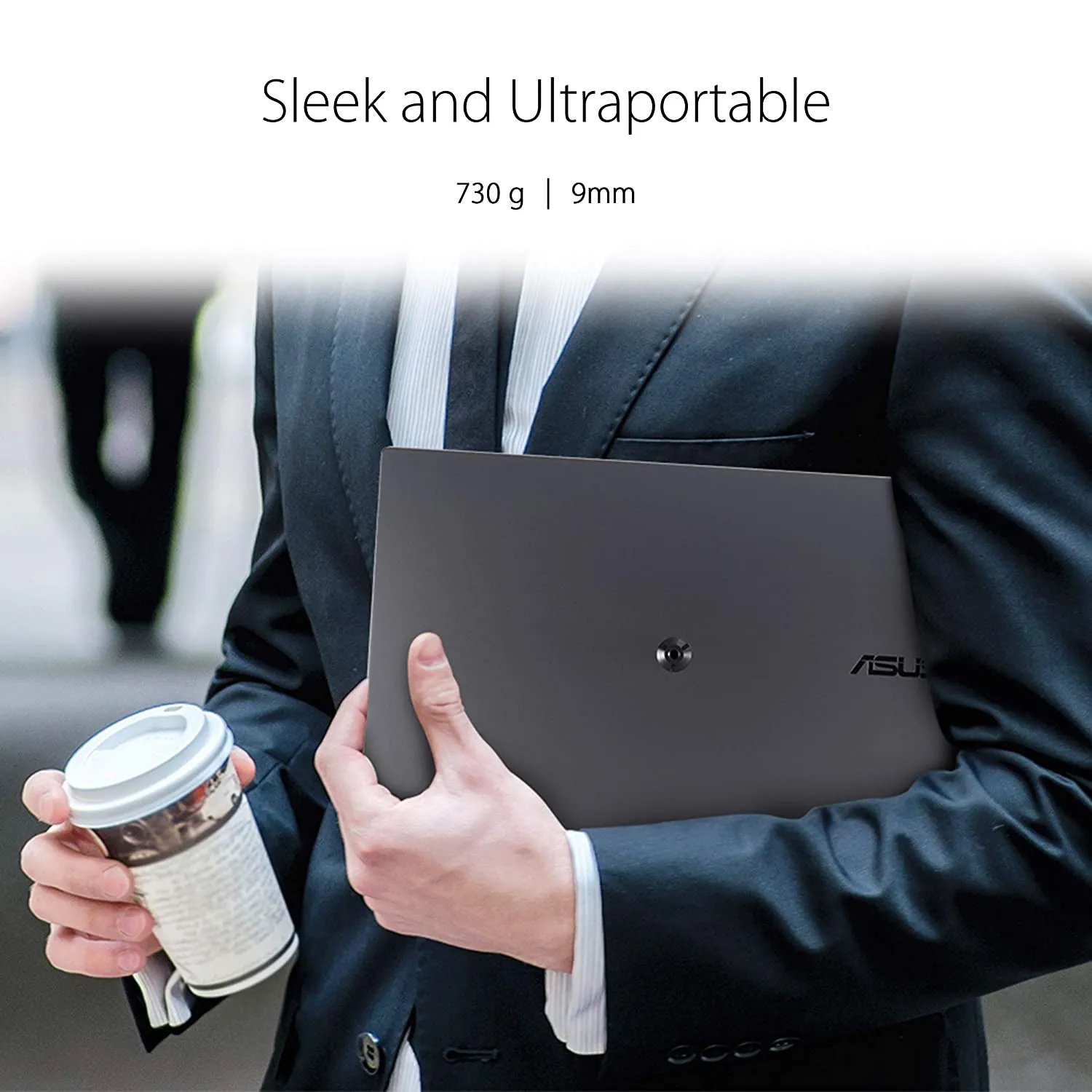 ASUS ZenScreen MB16AH (Black) Portable USB Monitor- 15.6 inch, IPS, Full HD, USB Type-C, Micro-HDMI, Flicker Free, Blue Light Filter, Anti-Glare Surface hover view