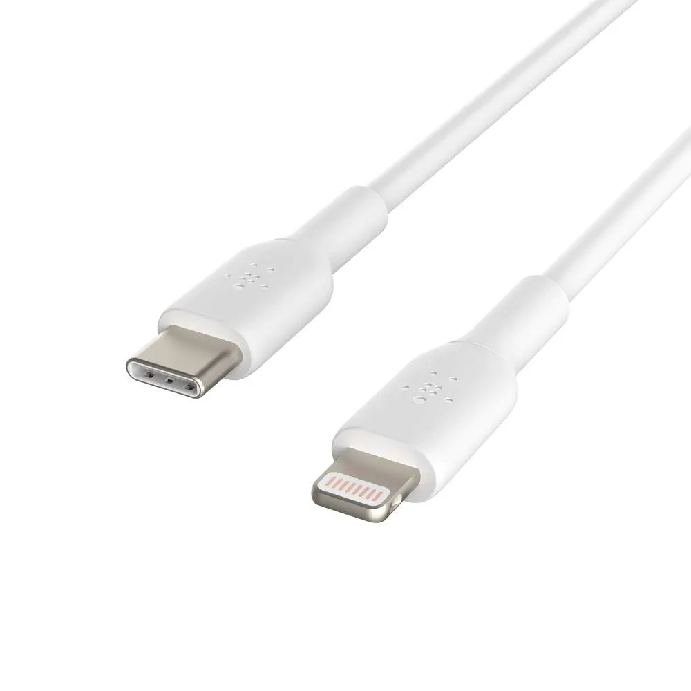Belkin Boost Charge Lightning to USB Type-C Cable (3.3', White)