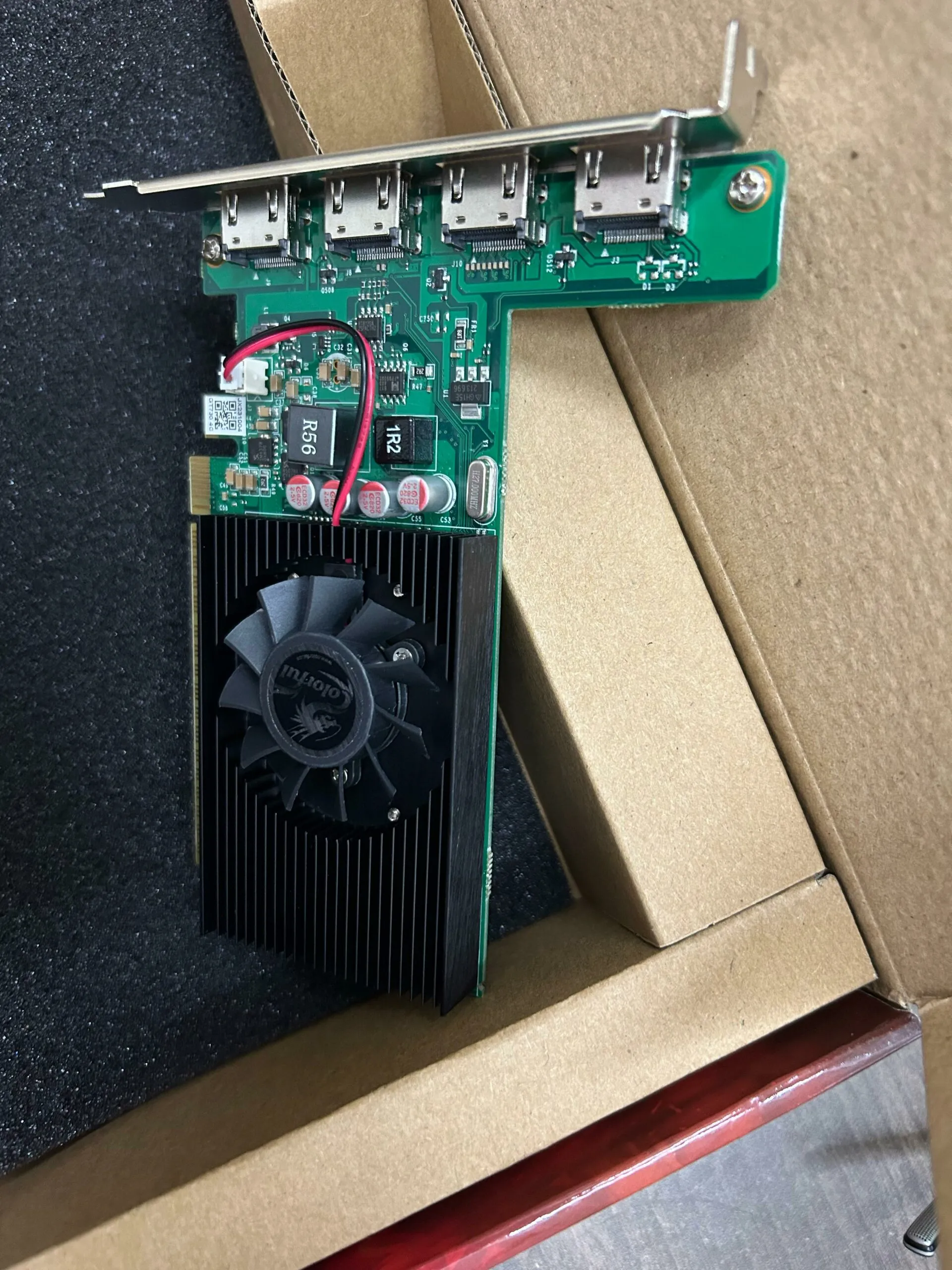 Colorful GT 730 4gb with 4 HDMI DDR 5 Graphics Card