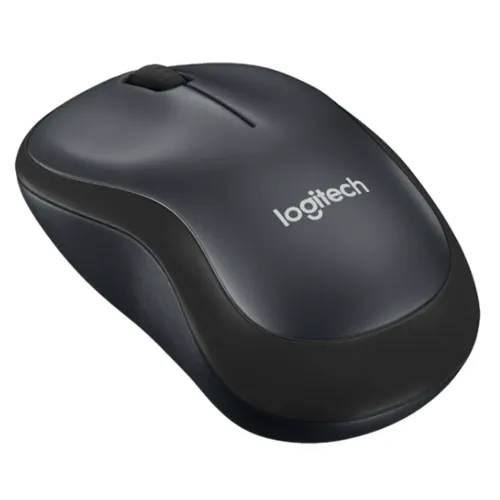 Logitech M221 Charcoal BLACK Wireless Mouse, 910-004882