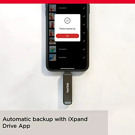 SanDisk 256GB iXpand Flash Drive Luxe for iPhone, iPad Pro, MAC Devices, Type-C Android Phone & Other Devices (SDIX70N-256G-GN6NE)