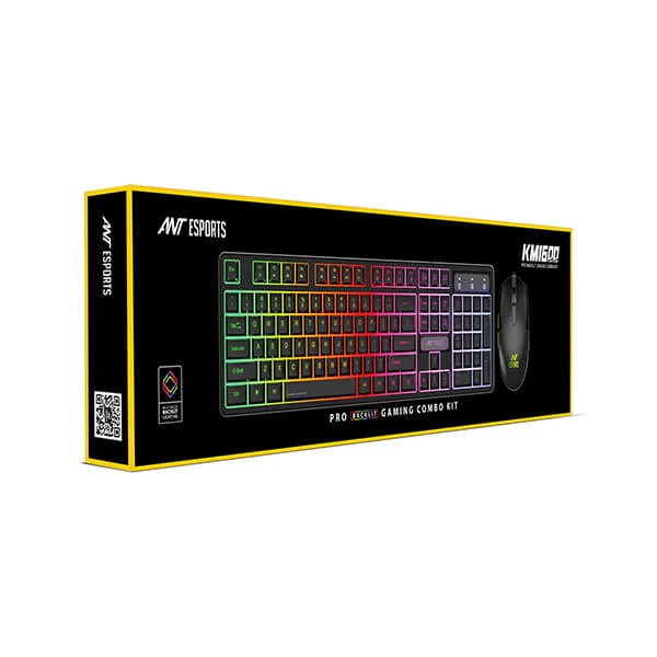 Ant Esports KM1600 Gaming Keyboard And Mouse Combo