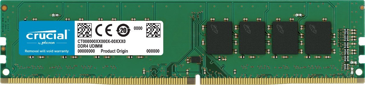 Crucial RAM 8GB DDR4 3200MHz Desktop Memory CT8G4DFRA32A
