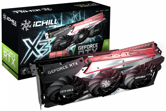 Inno3d RTX 3060 ICHILL X3 Red LHR 12GB Graphics Card