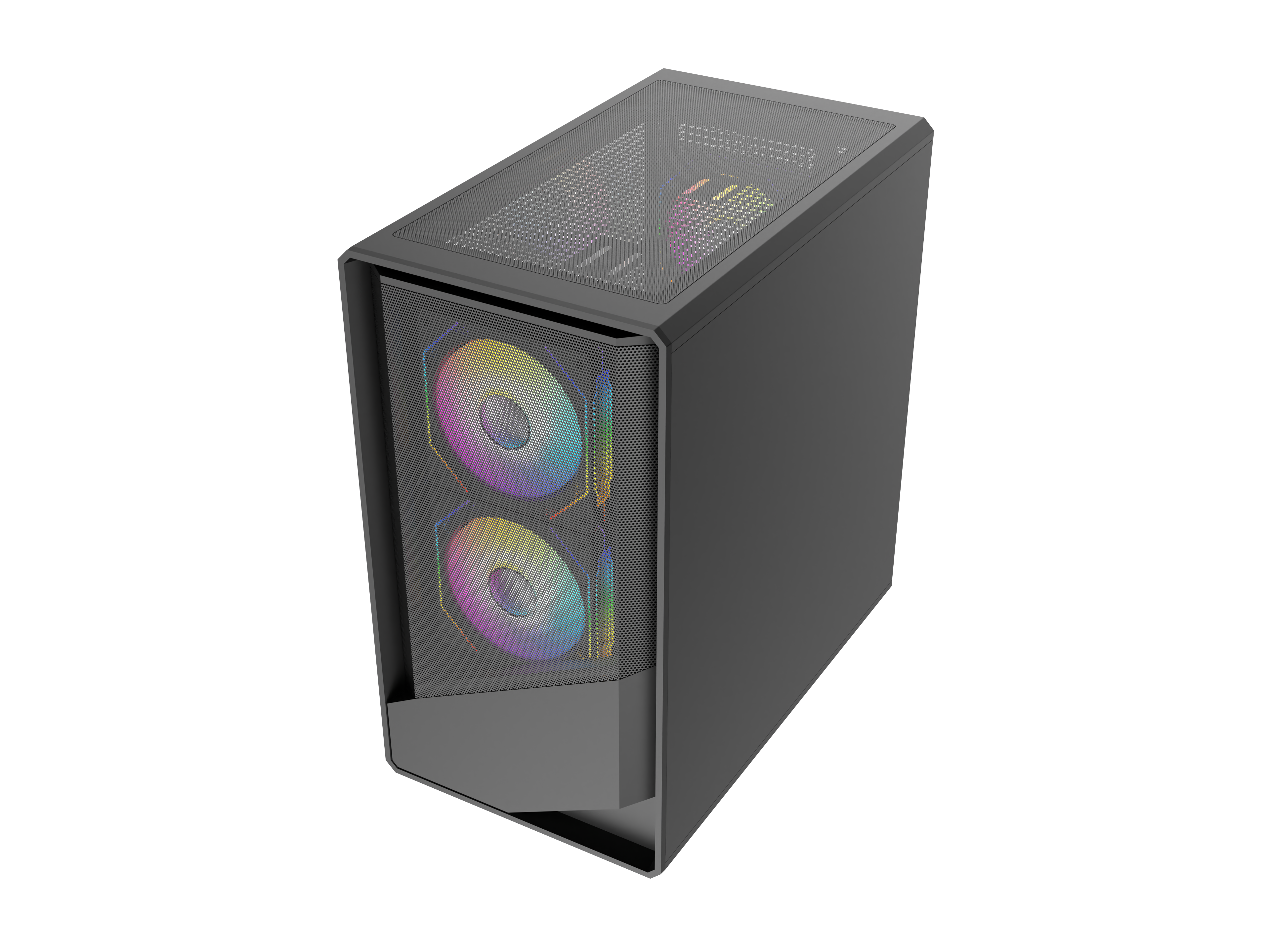 TAG STARLIGHT M-ATX MID TOWER PC CASE (BLACK)