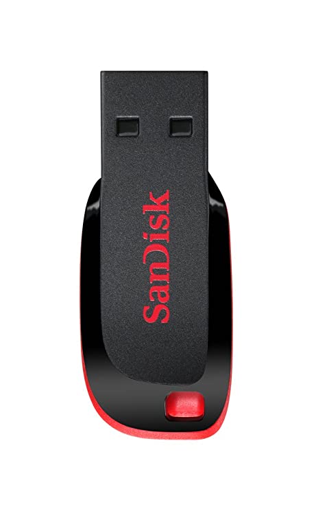 SANDISK-SDCZ50-128G-I35 PEN DRIVESanDisk SDCZ50-128G-I35 USB2.0 128 GB Pen Drive (Red and Black)