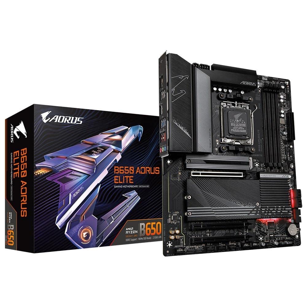 GIGABYTE B650M AORUS Elite AMD AM5 Micro-ATX DDR5 Gaming Motherboard