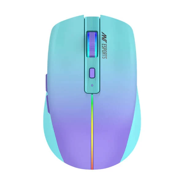 Ant Esports GM400W RGB Wireless Gaming Mouse (Sea Blue)