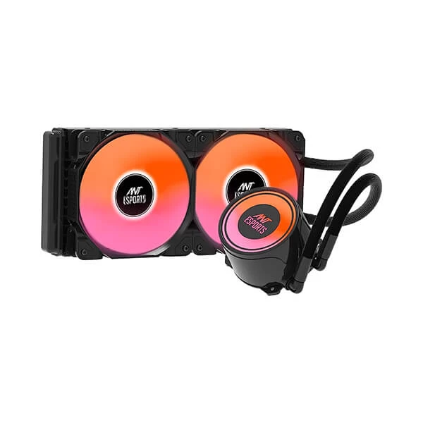 Ant Esports ICE-240 ARGB 240mm CPU Liquid Cooler (Black)