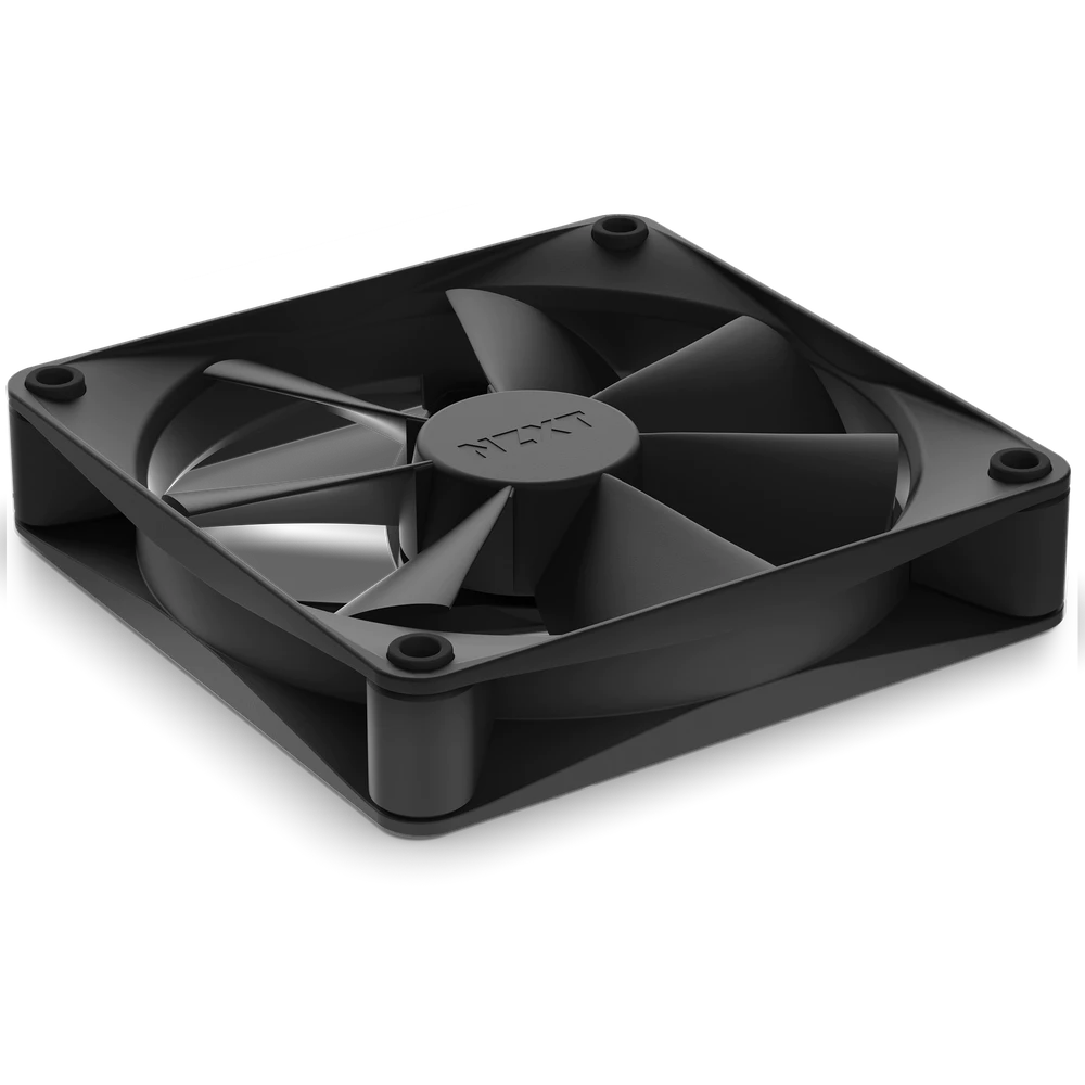 NZXT F120P Static Pressure Fans - RF-P12SF-B1 - Consistent Pressure - Powerful Cooling - Long Lifespan - 120mm Fan Single Pack - Black - Image 4