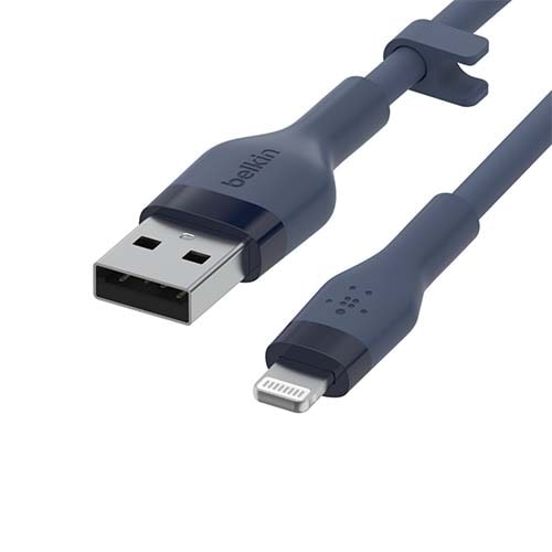 Belkin BOOST CHARGE Flex USB-A Cable with Lightning Connector - Blue