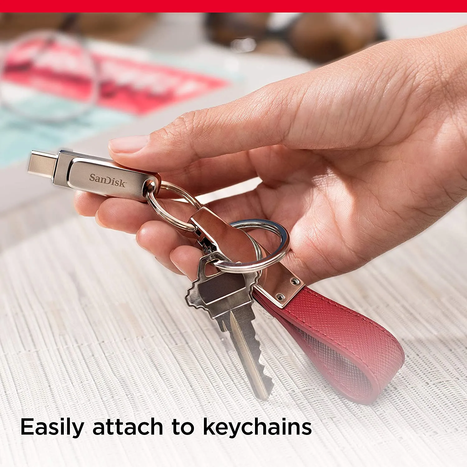 SanDisk Ultra Dual Drive Luxe Type C Flash Drive 64GB, 5Y - SDDDC4-064G-I35