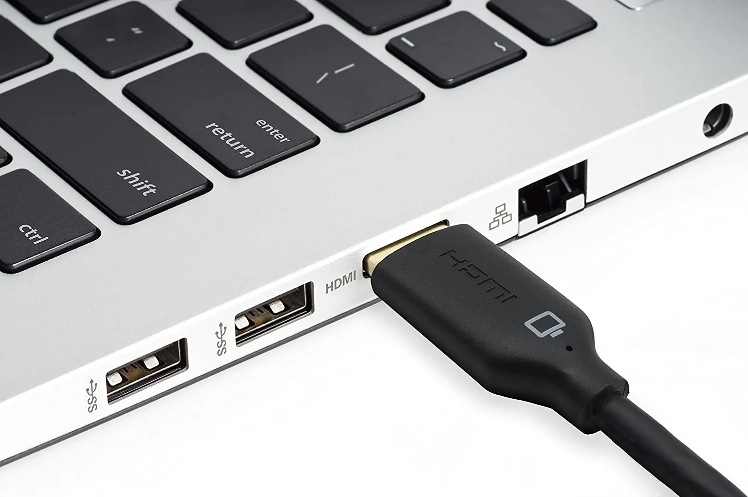 Belkin 5 m supports Ethernet, 3D, 4K, 1080p Gold Plated HDMI Cable, Black