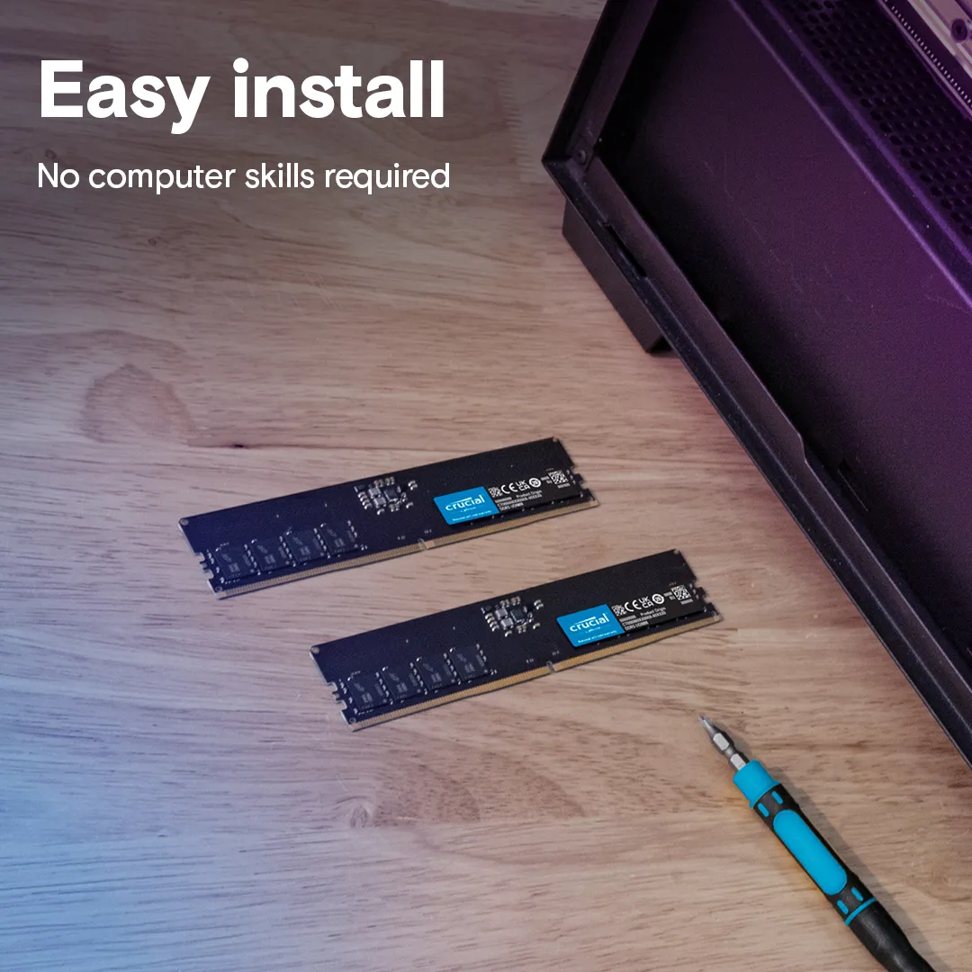 Crucial 8GB DDR5-5600 UDIMM RAM