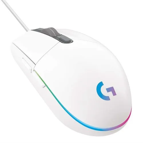 Logitech G102 Lightsync RGB Gaming Mouse, White