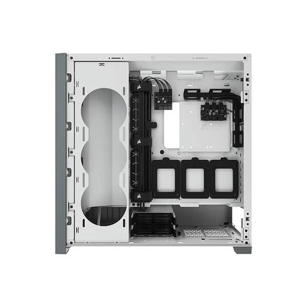 Corsair ICUE 5000X RGB Mid Tower Cabinet (White)