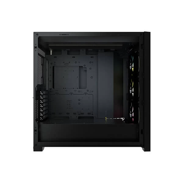 CROSAIR iCUE 5000X RGB Tempered Glass Mid-Tower ATX PC Smart Case — Black