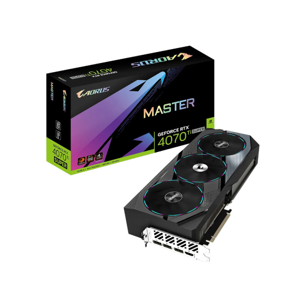 Gigabyte Aorus Rtx 4070 Ti Super Master 16Gb Gddr6X Graphics Card