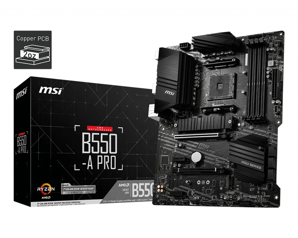 MSI-B550-A PRO, AMD SOCKET MOTHERBOARD