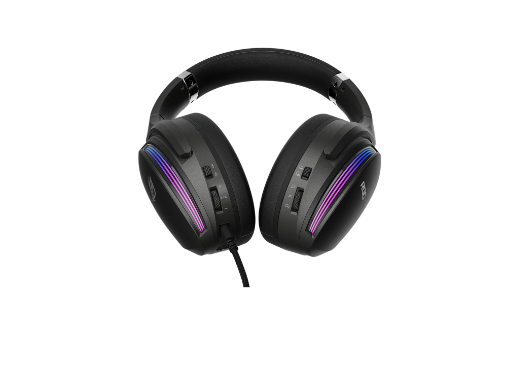ROG Fusion II 500 RGB gaming headset with high resolution ESS 9280 Quad DAC