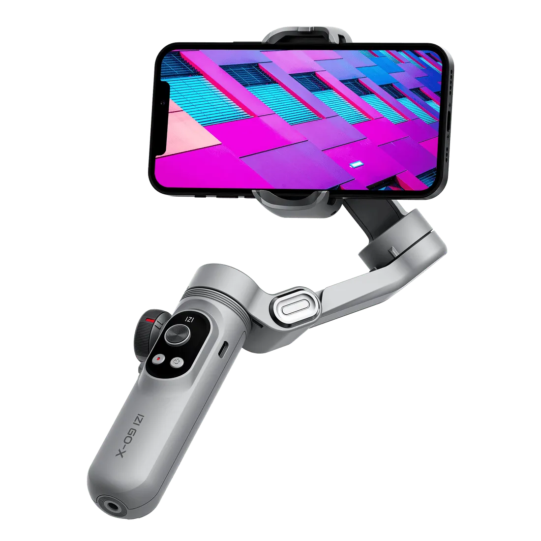 IZI GO-X 3-Axis Gimbal Online: OLED Display, LED Light, AI Tracking - Image 6