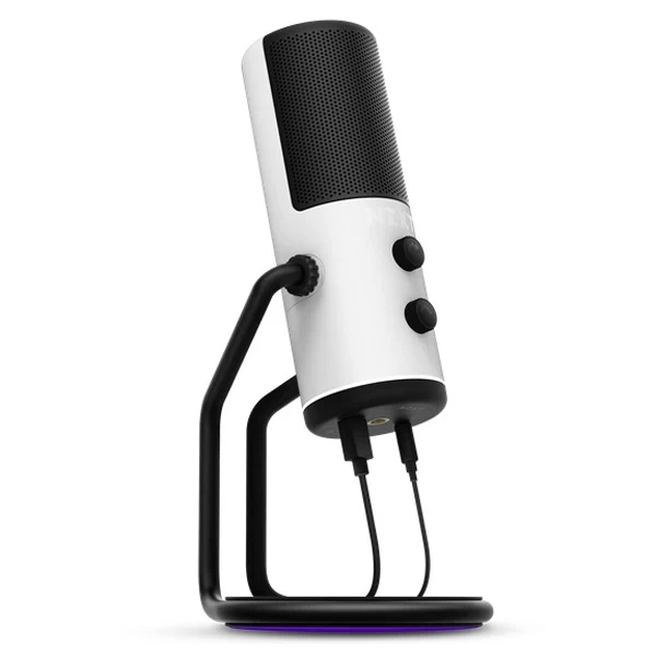NZXT Capsule Cardioid Microphone (WHITE) WIRED USB MICROPHONE
