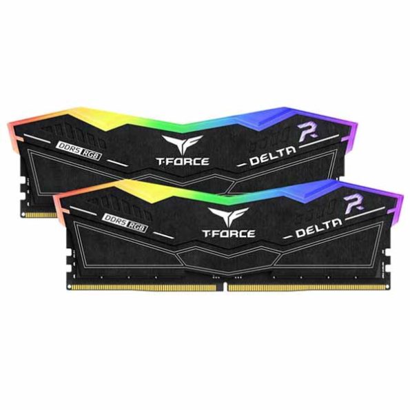 TEAMGROUP T-Force Delta RGB 32GB (2x16GB) DDR5 6000Mhz Ram (Black)