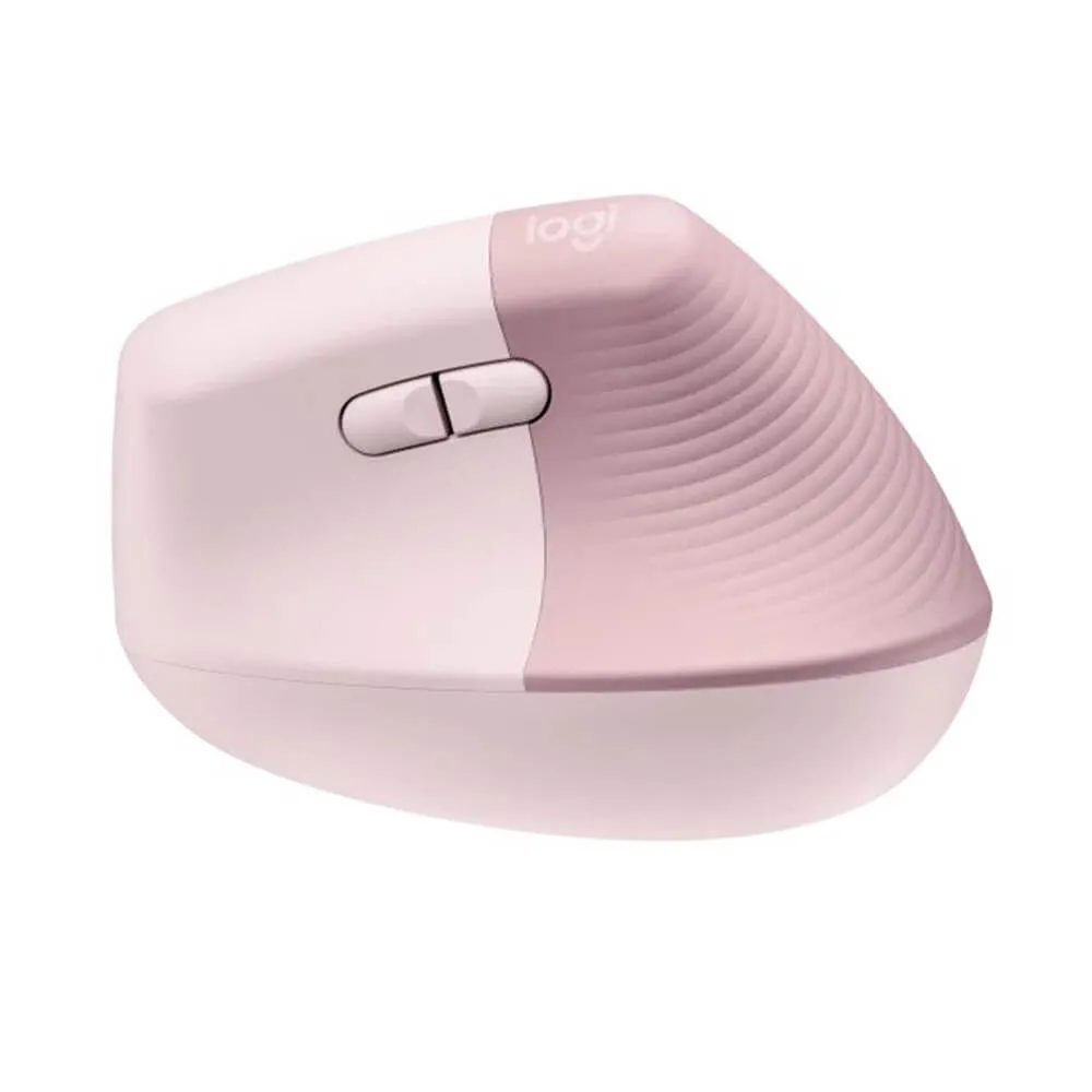 Logitech Lift Vertical Ergonomic Wireless Mouse Rose