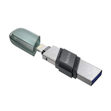 SanDisk iXpand Flash Drive Flip USB 3.2 Gen 256GB for iOS and Windows