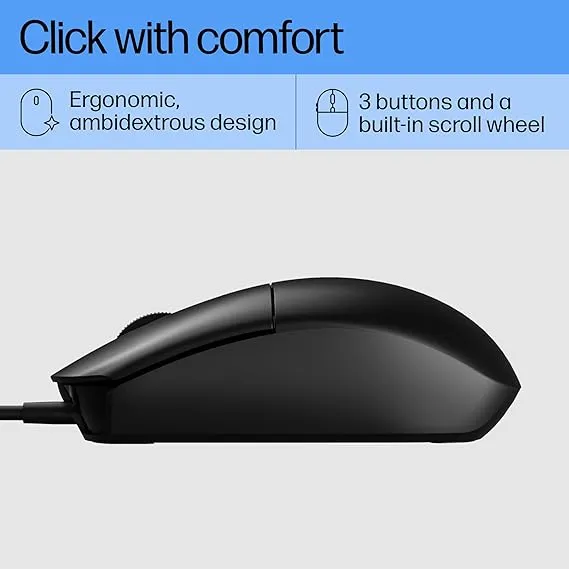 HP M070 Ergonomic Wired Mouse