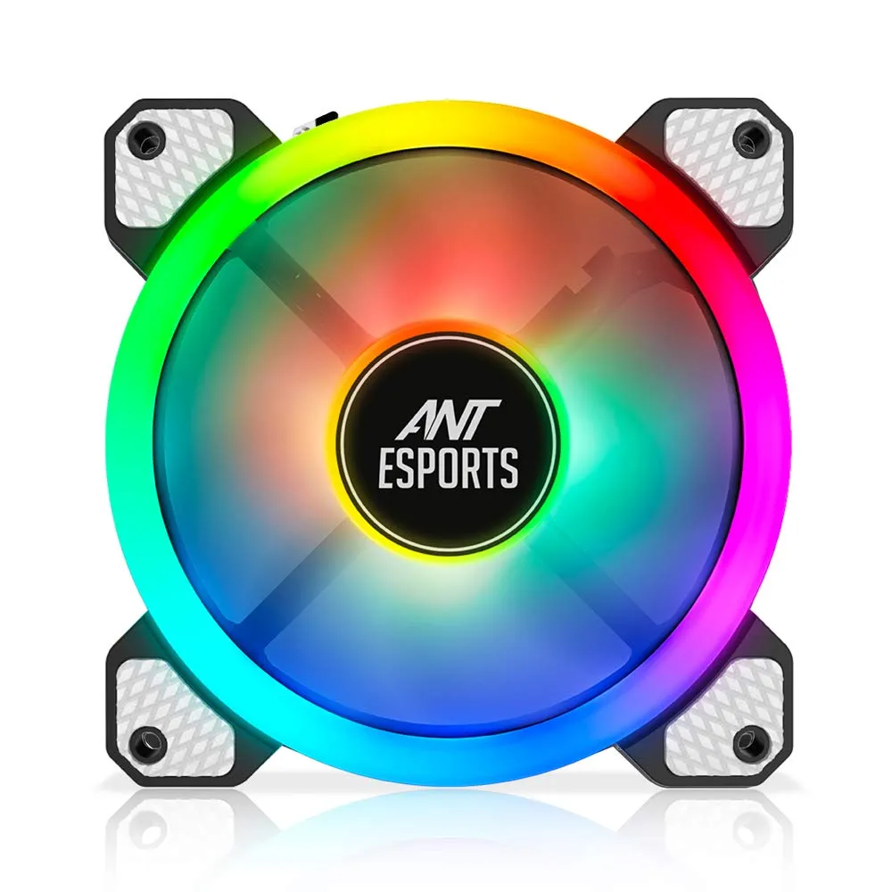 Ant Esports Superflow 120 KIT ARGB Case Fan Pack of 3 ARGB Fan with ARGB