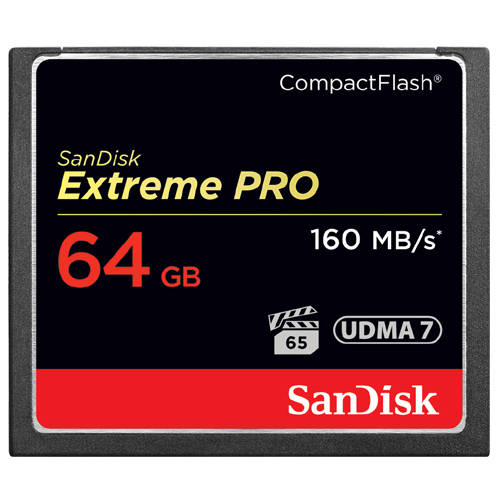 SanDisk Extreme PRO 64GB Compact Flash Memory