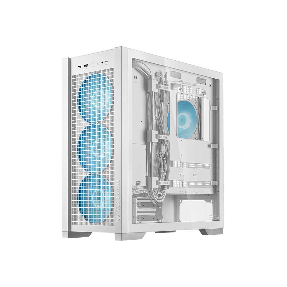 Asus Tuf Gaming GT302 Argb Eatx Mid Tower Cabinet White hover view