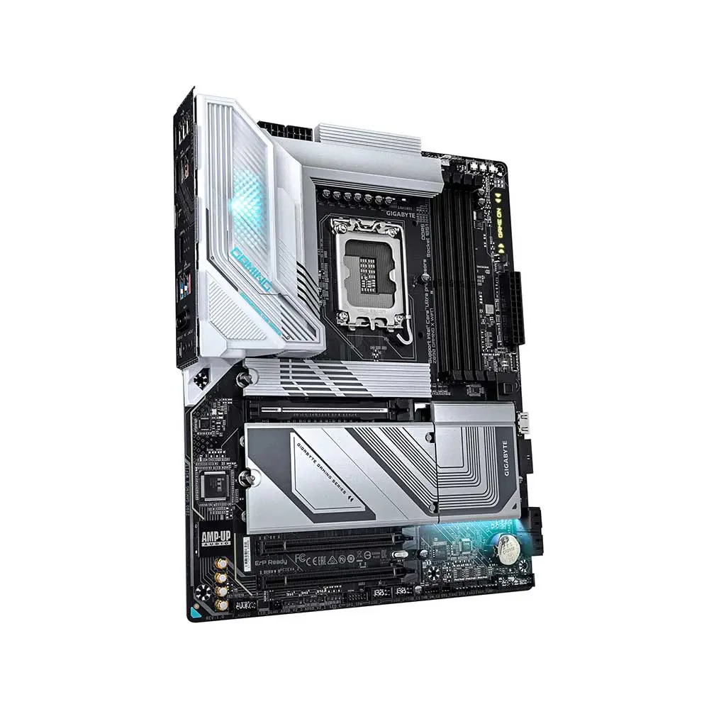 Gigabyte Z890 Gaming X WiFi7 LGA1851 ATX Motherboardbrand	 Gigabyte  motherboard-cpu-support	 Intel LGA1851  motherboard-size	 CEB  motherboard-max-memory	 256GB  motherboard-memory-support	 