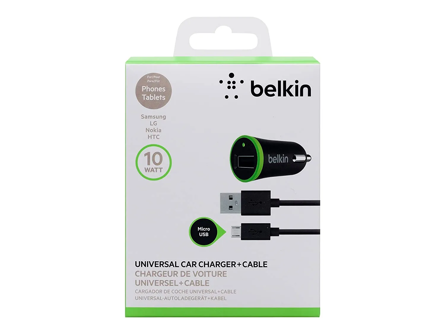 Belkin  10 Watts Universal Mobile Car Charger