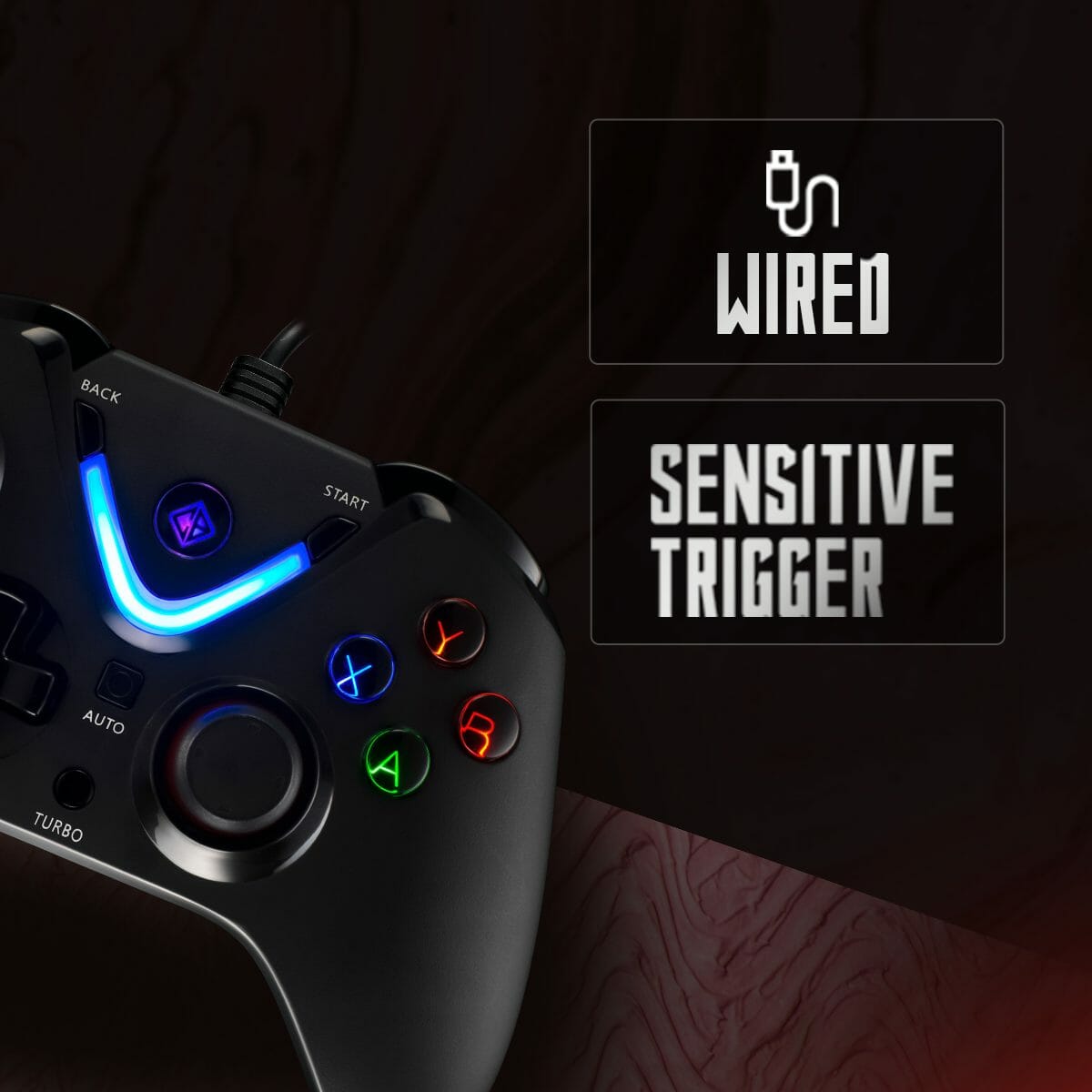 Cosmic Byte ARES Wired Controller for PC  (Black)