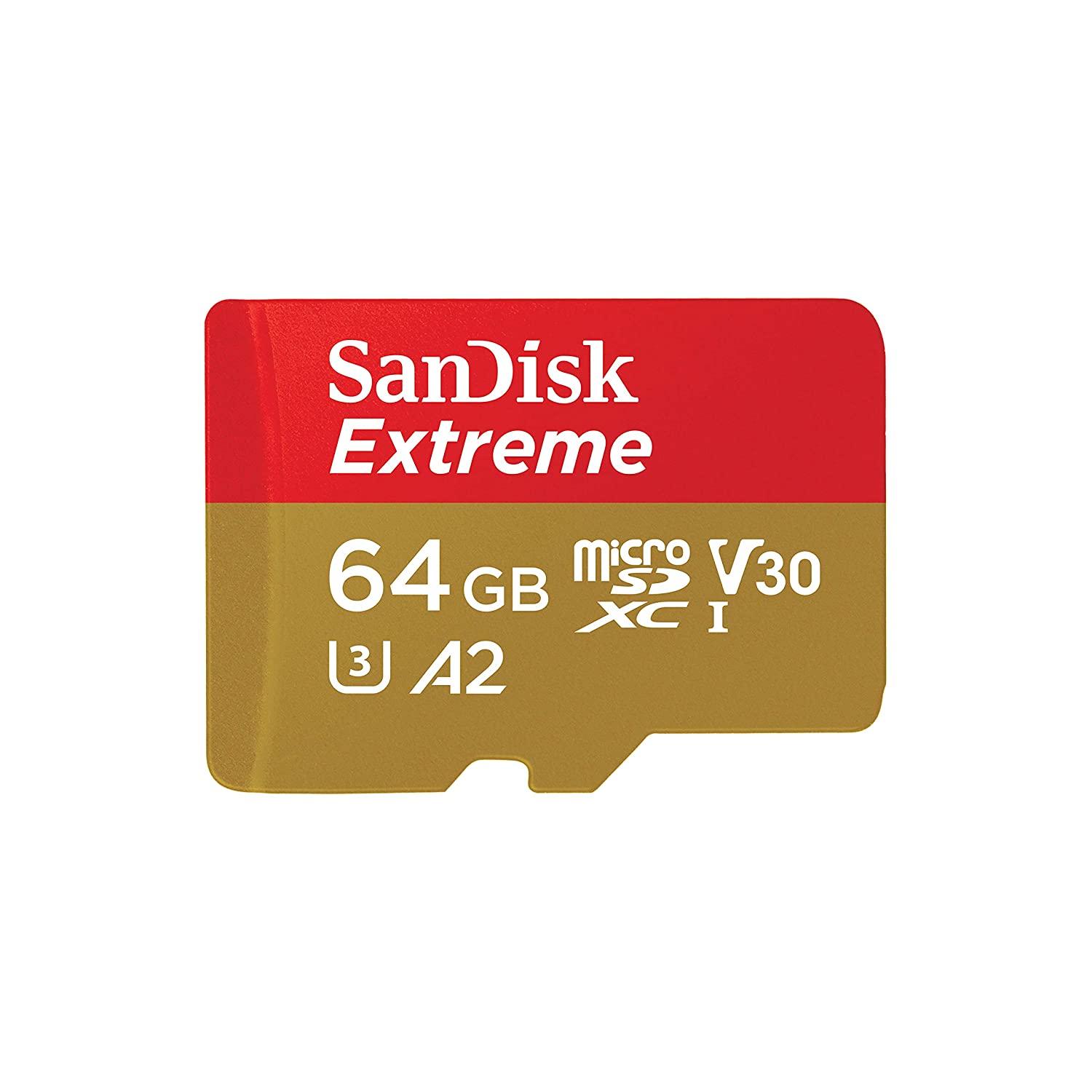 SanDisk Extreme SDSQXA2-064G-GN6MN 64GB SDXC UHS-I Class 10 microSD Memory Card