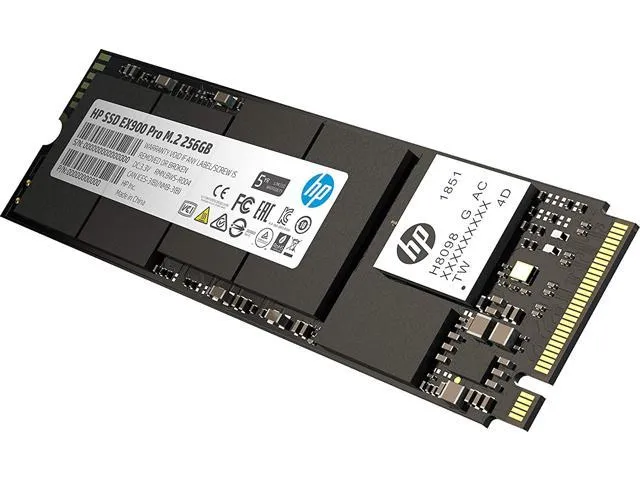 HP EX900 Pro 256GB NVMe Internal PC SSD hover view