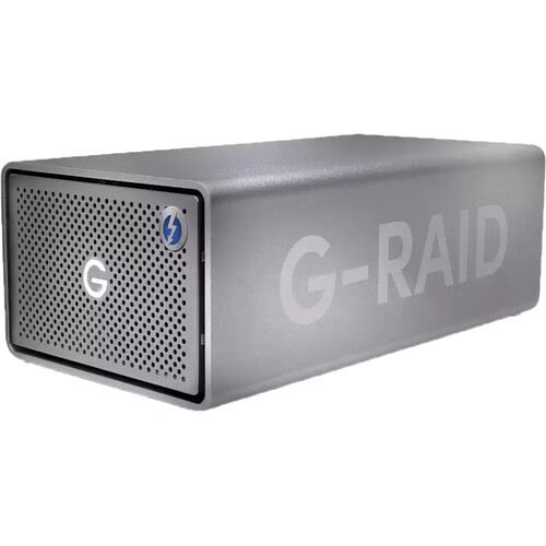 SanDisk Professional G-RAID 2 8TB 2-Bay RAID Array (2 x 4TB, Thunderbolt 3 / USB 3.2 Gen 1 )